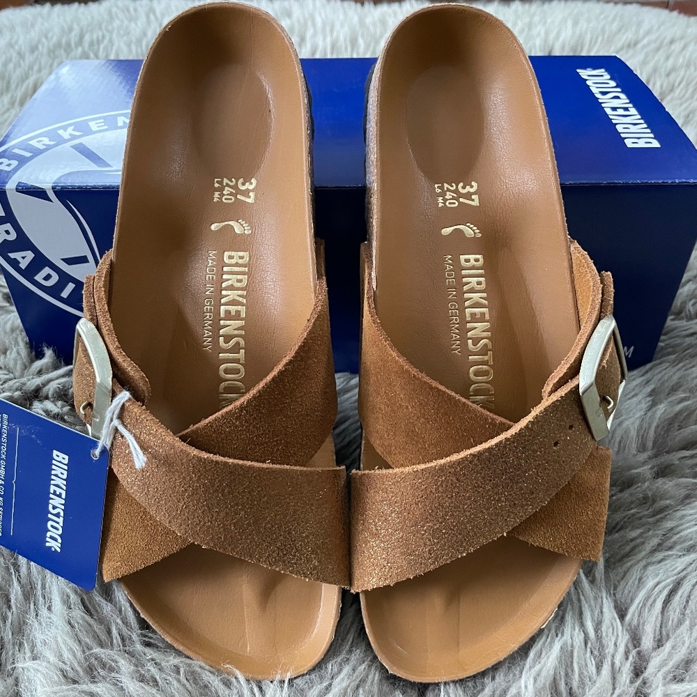 Birkenstock Siena Allover Mink sandal size 37
